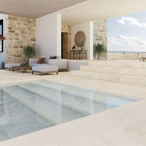 Carrelage en grès cérame - PETRA - Cerámica Mayor - d'extérieur / de salon / pour plage de piscine