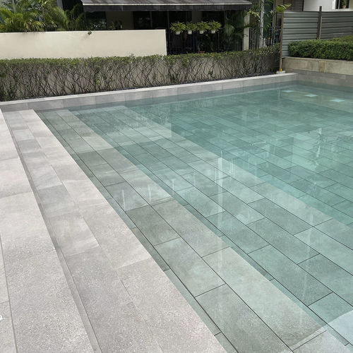 Carrelage en grès cérame - SILVER - Cerámica Mayor - mat / d'extérieur / de jardin