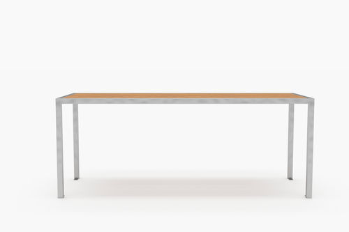 Table de pique-nique design original - UTIL TABLE - Factory Street Furniture - en bois / en acier galvanisé / en acier inoxydable