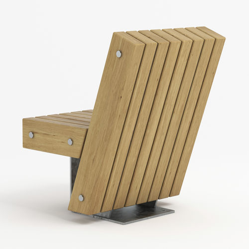 Chaise contemporaine - Quay Chair - Factory Street Furniture - d'extérieur / en bois / pour espace public