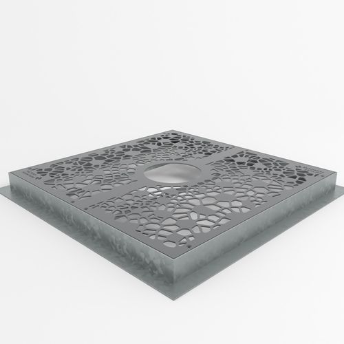 Grille d'arbre carrée - OSSO - Factory Street Furniture - en acier / en acier galvanisé / en acier COR-TEN®