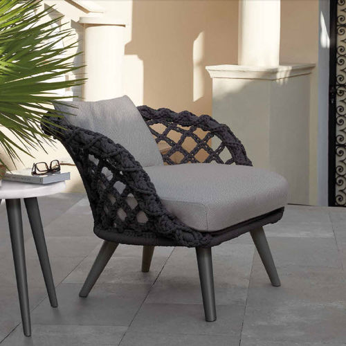 Fauteuil contemporain - RIVIERA  - SIFAS - en Sunbrella® / en aluminium laqué / en polyester