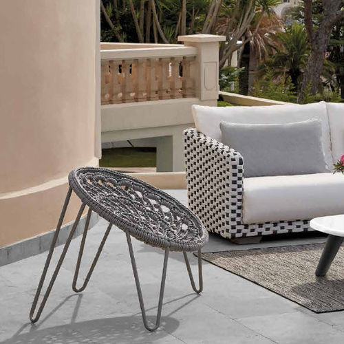 Chauffeuse contemporaine - RIVIERA - SIFAS - en corde / en aluminium laqué / en polyester