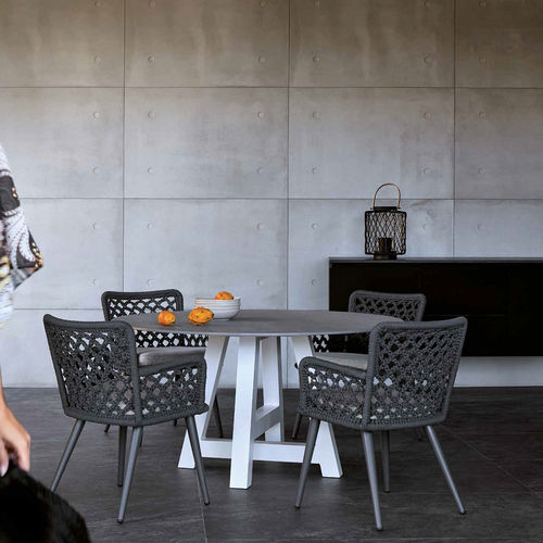 Chaise de salle à manger contemporaine - RIVIERA  - SIFAS - de jardin / en Sunbrella® / en polyester