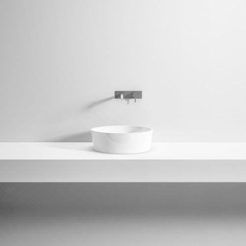 Vasque à poser - CATINO - Rexa Design - en résine / en Solid Surface / sur mesure