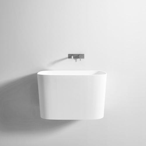 Vasque intégrée - Rexa Design - en Corian® / sur mesure / sans trou