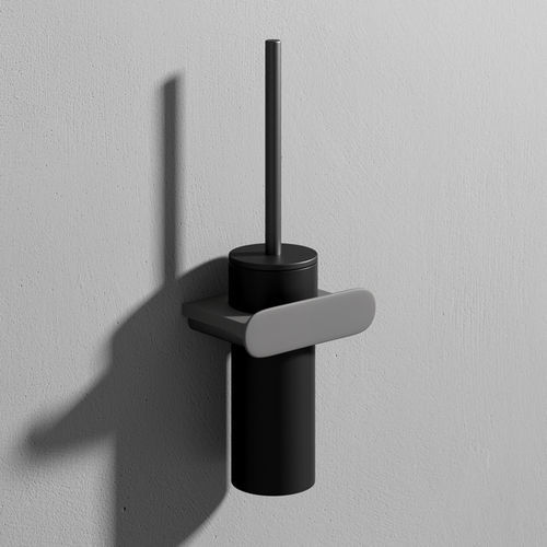 Porte brosse de toilettes en métal - MOON - Rexa Design - mural