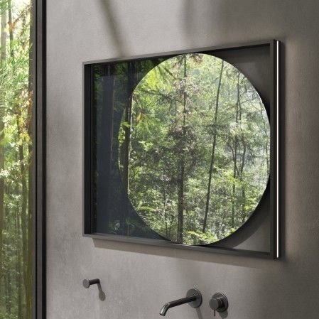 Miroir mural - REFLEX - Rexa Design - contemporain / rectangulaire / en bois