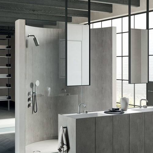 Miroir de salle de bain de plafond - SWING - Rexa Design - contemporain / vertical / vertical