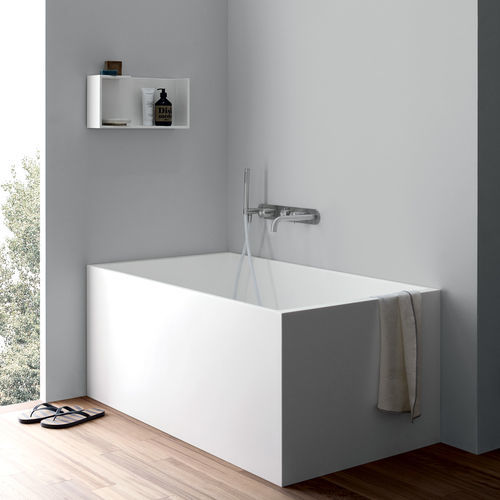 Baignoire carrée - Rexa Design - à poser / près du mur / pour habitat
