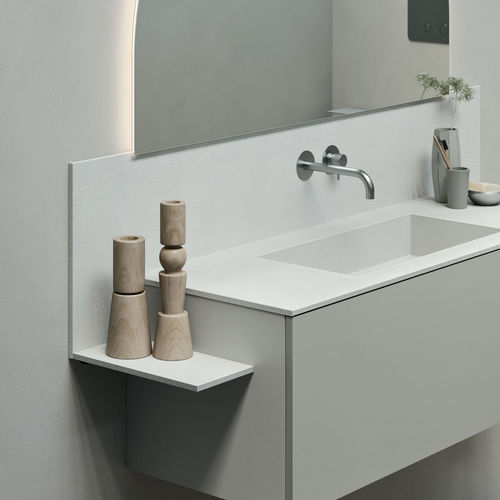 Étagère murale - Interlude - Rexa Design - contemporaine / en Corian® / de salle de bain