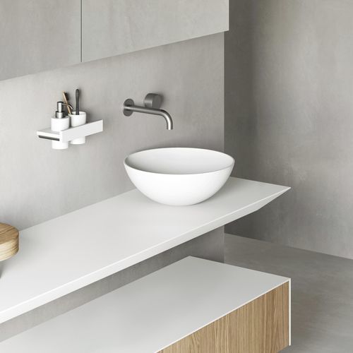 Vasque à poser - Rexa Design - en Corian® / ronde / sans trou