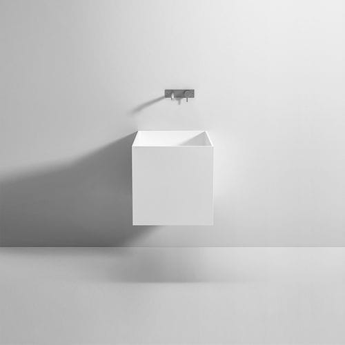 Vasque suspendue - Rexa Design - en Corian® / sur mesure / rectangulaire