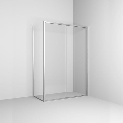 Paroi de douche coulissante - Rexa Design - rectangulaire / d'angle / en verre trempé