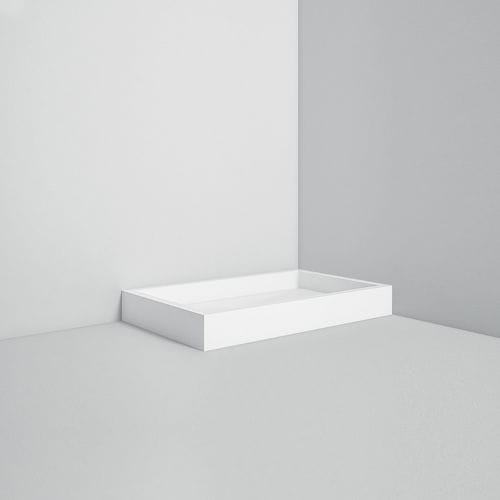 Receveur de douche rectangulaire - High - Rexa Design - à poser / en Corian® / sur mesure