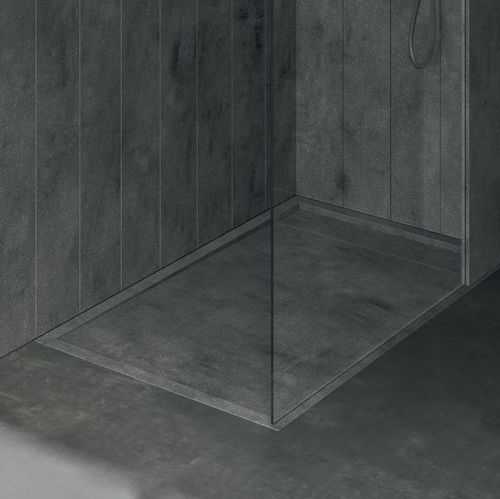 Receveur de douche rectangulaire - R1 - Rexa Design - à encastrer / en Corian® / sur mesure