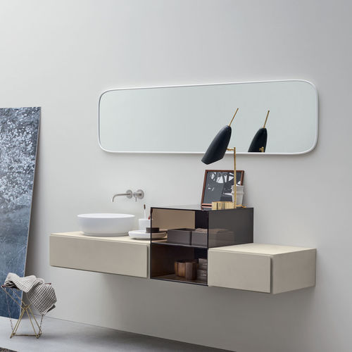 Miroir mural - Esperanto - Rexa Design - contemporain / rectangulaire / en Corian®