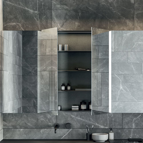 Miroir mural - R1  - Rexa Design - contemporain / rectangulaire / en bois laqué