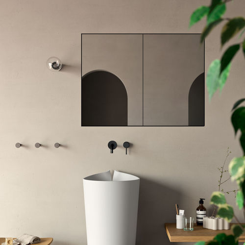 Miroir mural - Rettangolo contenitiva - Rexa Design - contemporain / rectangulaire / en Corian®