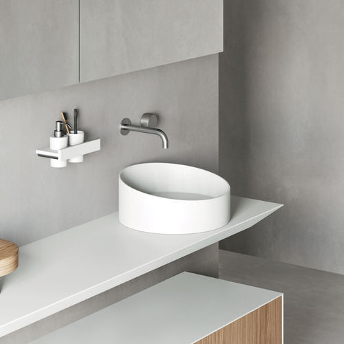 Plan vasque en Corian® - TOP WITH SLOPING EDGES - Rexa Design - sur mesure