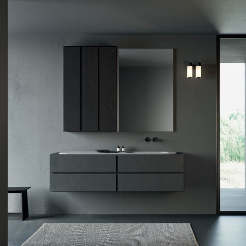 Meuble de salle de bain contemporain - Esperanto - Rexa Design - résidentiel / en bois / mural