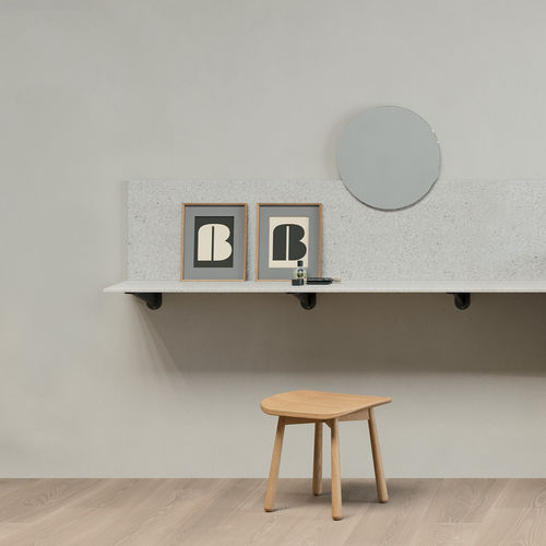 Plan vasque en bois laqué - MAKE-UP DESK - Rexa Design - en bois laqué mat / en Korakril™ / ecomalta®