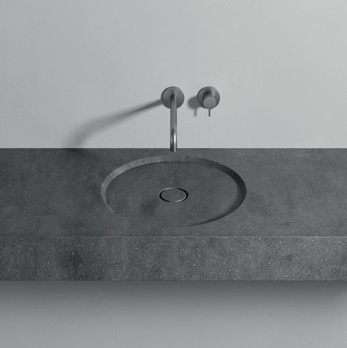 Vasque à encastrer - FLAT - Rexa Design - en Corian® / ronde / sans trou