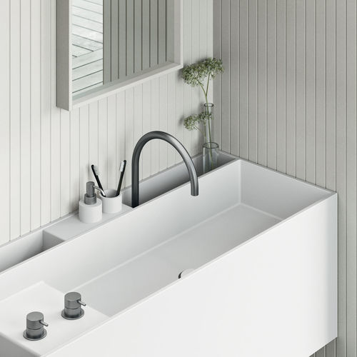 Carrelage en Corian® - Gessati - Rexa Design - rainuré / d'intérieur / de salle de bain