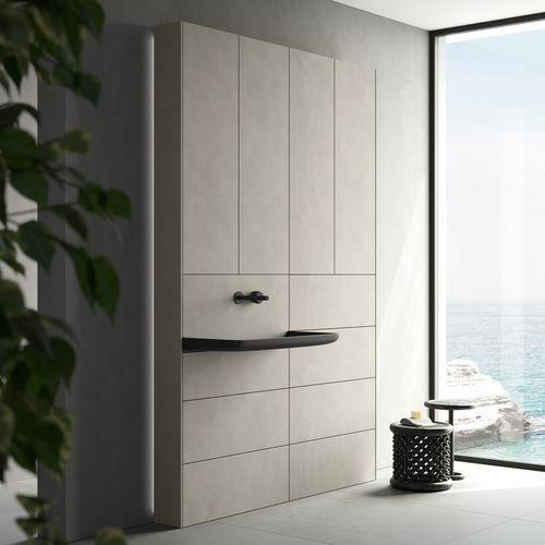 Meuble vasque mural - VISION ICON - Rexa Design - ecomalta® / contemporain / avec porte
