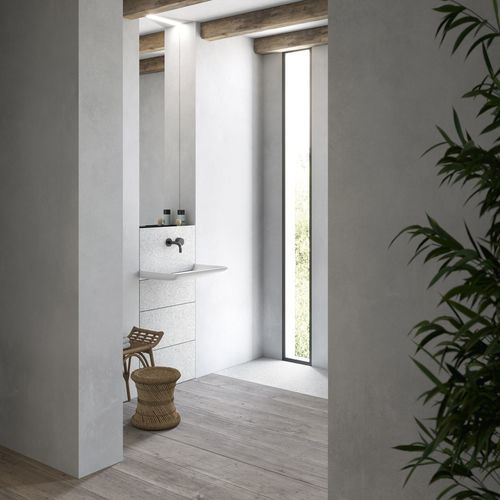 Meuble vasque mural - VISION ICON - Rexa Design - en Corian® / en Korakril™ / contemporain
