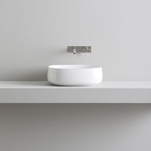 Vasque à poser - Rexa Design - en céramique / sur mesure / ronde