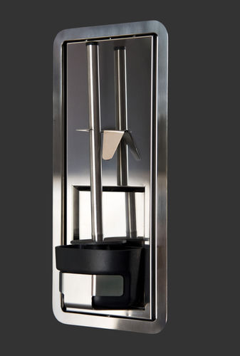Porte brosse de toilettes en inox - TINO TS01 - Componendo - à encastrer