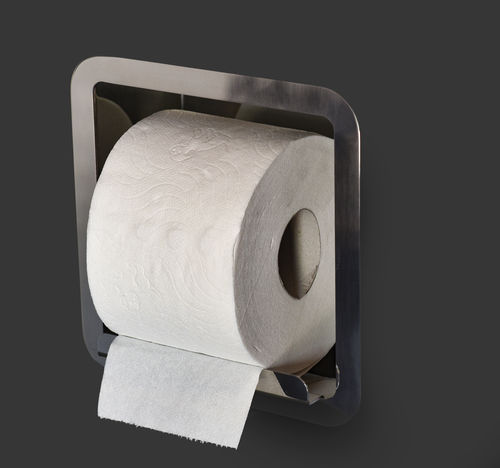 Porte-rouleau WC encastrable - TINO TR02 - Componendo - en acier / résidentiel