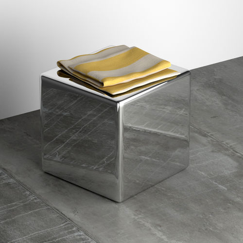 Tabouret contemporain - CUBE - Componendo - avec piètement en acier inoxydable