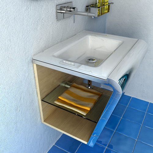 Plan vasque en verre - SETTEMENO TOP GLASS - Componendo - en acier inoxydable / à usage professionnel