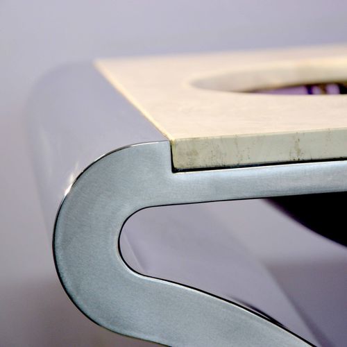 Vasque sur pied - VENTI MARBLE - Componendo - en marbre / en travertin / en inox