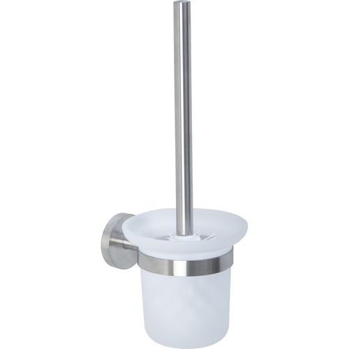 Brosse de toilettes en céramique - NIZA  - NOFER - en acier inoxydable / murale