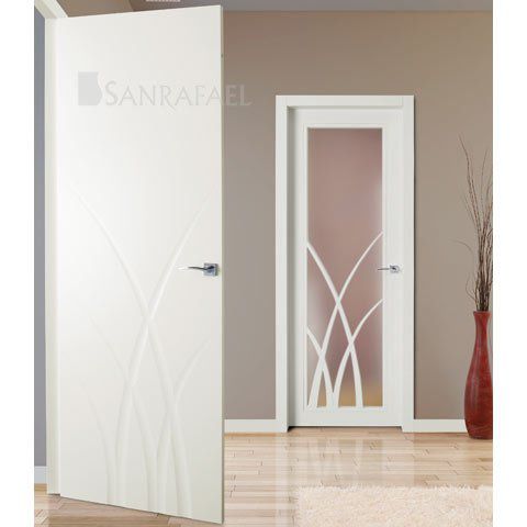 Porte d'intérieur - LIFESTYLE : 982 - 982 VH - Puertas Sanrafael - en bois / battante / vitrée