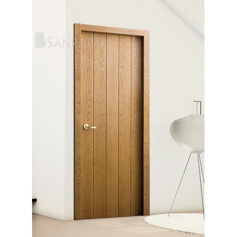 Porte d'intérieur - 8050 - Puertas Sanrafael - en bois massif / battante / pleine
