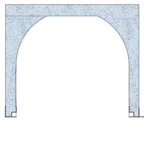 Linteau/coffre en polystyrène - 35 H 30 - FIXOLITE - en forme de U