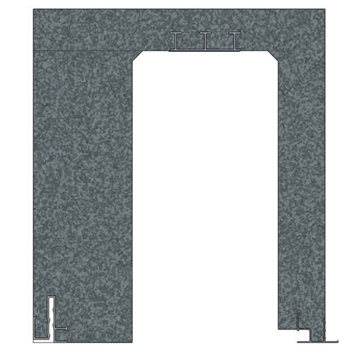 Linteau/coffre en polystyrène - BSO 28 H 32 - FIXOLITE - pour store / en forme de U