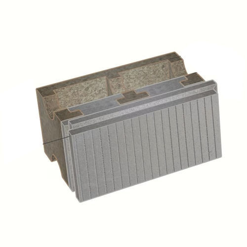 Bloc de coffrage en polystyrène - B-HI35/14+17 - FIXOLITE - pour mur / de sol / isolant