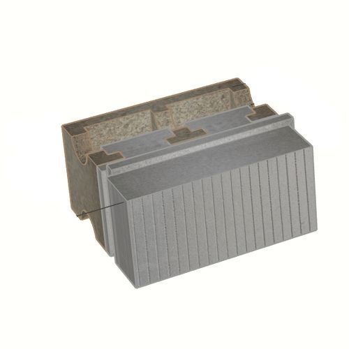 Bloc de coffrage en polystyrène - B-HI45/12+29	 - FIXOLITE - pour mur / pour sol / isolant
