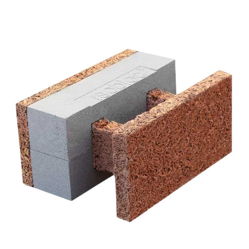Bloc de coffrage en polystyrène - HS 38/18+11	 - FIXOLITE - en bois ciment / pour mur / isolant