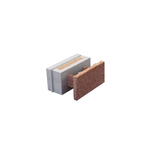 Bloc de coffrage en polystyrène expansé PSE - HlS 40/18+18	 - FIXOLITE - en bois ciment / pour mur / isolant