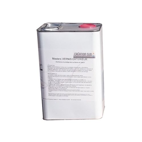 Vernis d'étanchéité - MASTERS : MVERNISEX5 - Creation sud - de protection / pour béton / satiné