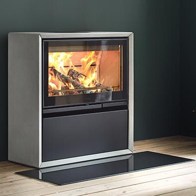 Poêle à bois - 320A NATURAL - Contura - 7 kW / contemporain / en pierre ollaire