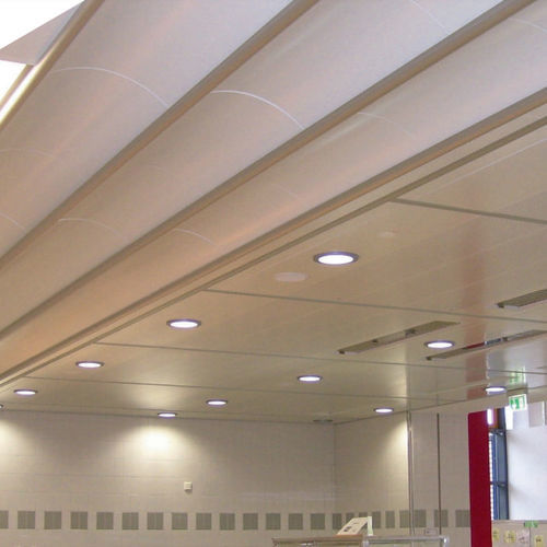 Faux-plafond aluminium - INTEC  - Arconic Architectural Products SAS, Merxheim/Frank - en panneaux / d'intérieur / isolant