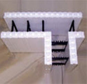 Bloc de coffrage en polystyrène - ICF T - amvicsystem - isolant