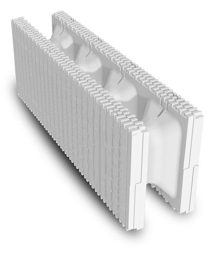 Bloc de coffrage en polystyrène - GLOBALBLOCK™ GB600 - BuildBlock ICFs - pour mur / isolant